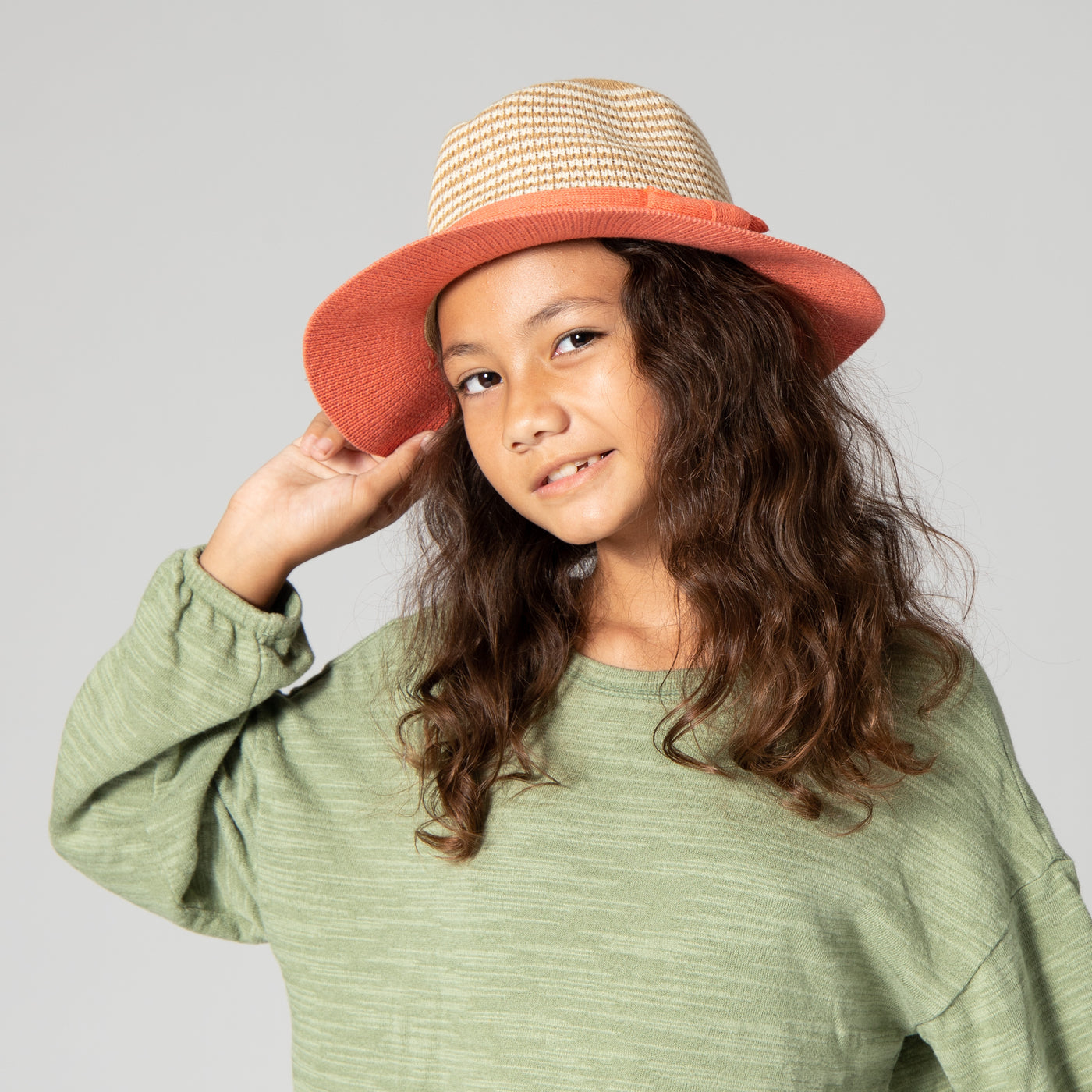Kids Knitted Fedora (KNK3475)-FEDORA-San Diego Hat Company