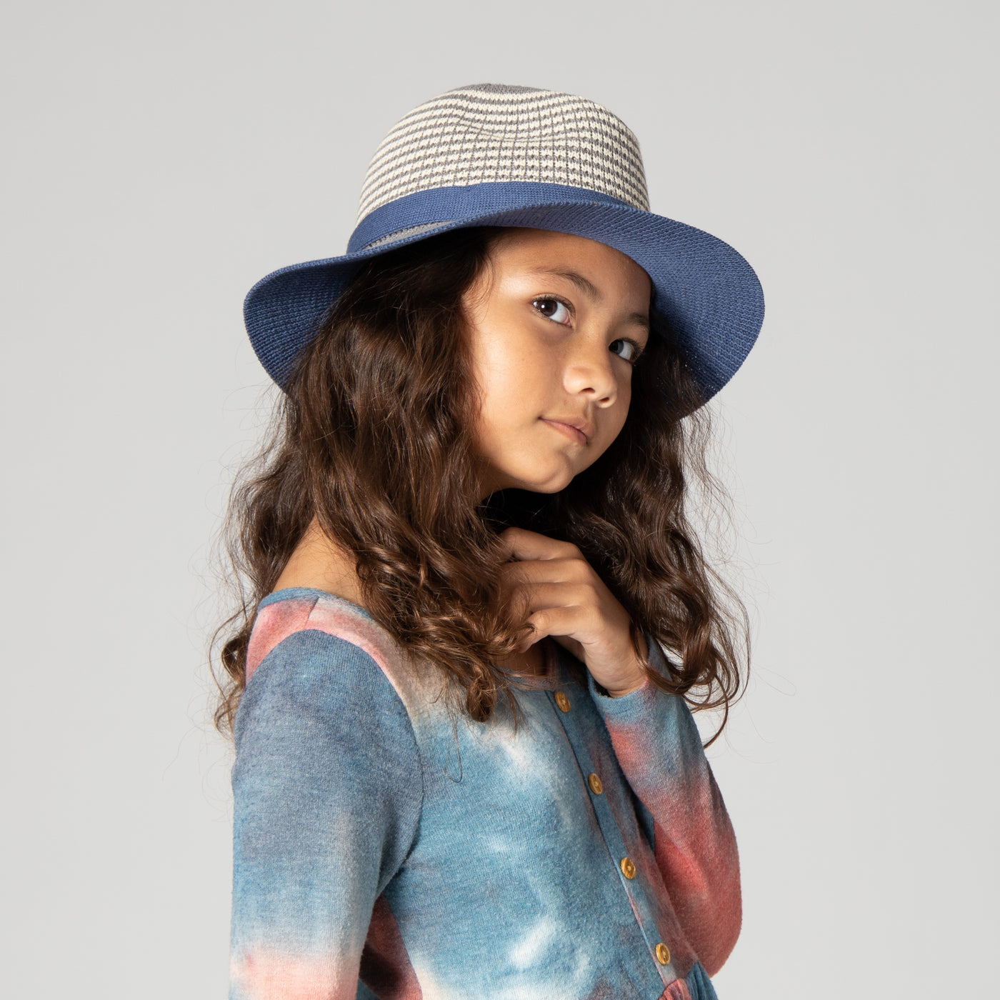 Kids Knitted Fedora (KNK3475)-FEDORA-San Diego Hat Company