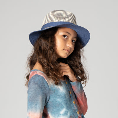Kids Knitted Fedora (KNK3475)-FEDORA-San Diego Hat Company