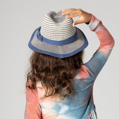 Kids Knitted Fedora (KNK3475)-FEDORA-San Diego Hat Company