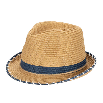 Kids Stingy Brim Fedora Hat (PBK6632)-FEDORA-San Diego Hat Company