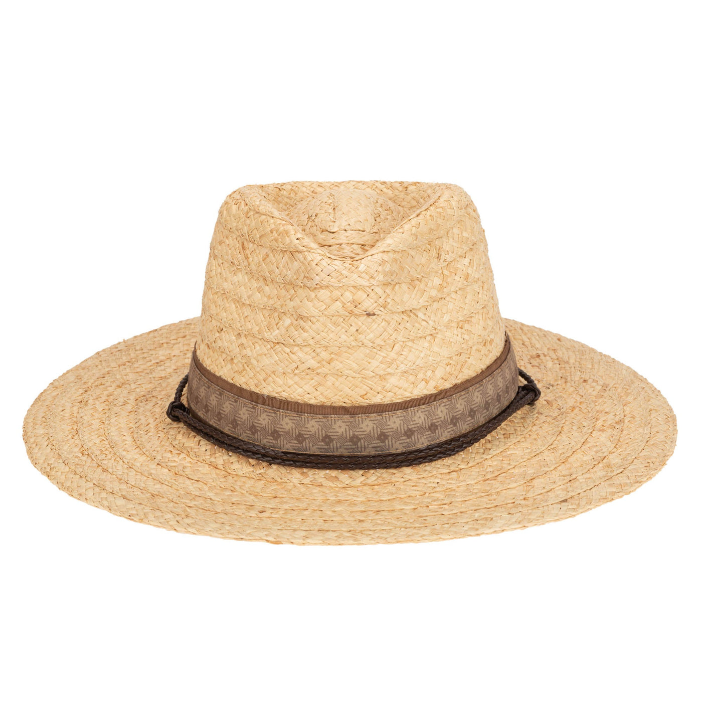 Mens Raffia Fedora Lifeguard with Chin Cord (RHF6254)-LIFEGUARD-San Diego Hat Company