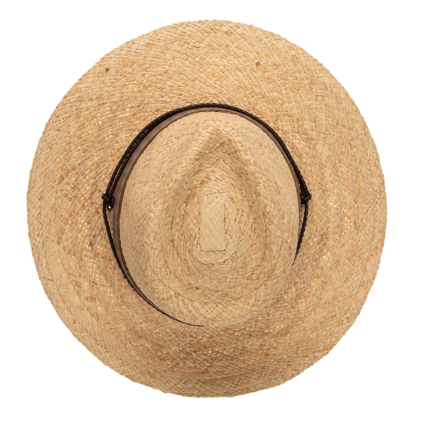 Mens Raffia Fedora Lifeguard with Chin Cord (RHF6254)-LIFEGUARD-San Diego Hat Company