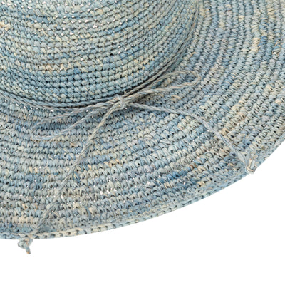Marina Women's Crochet Raffia Fedora (RHF6257)-FEDORA-San Diego Hat Company