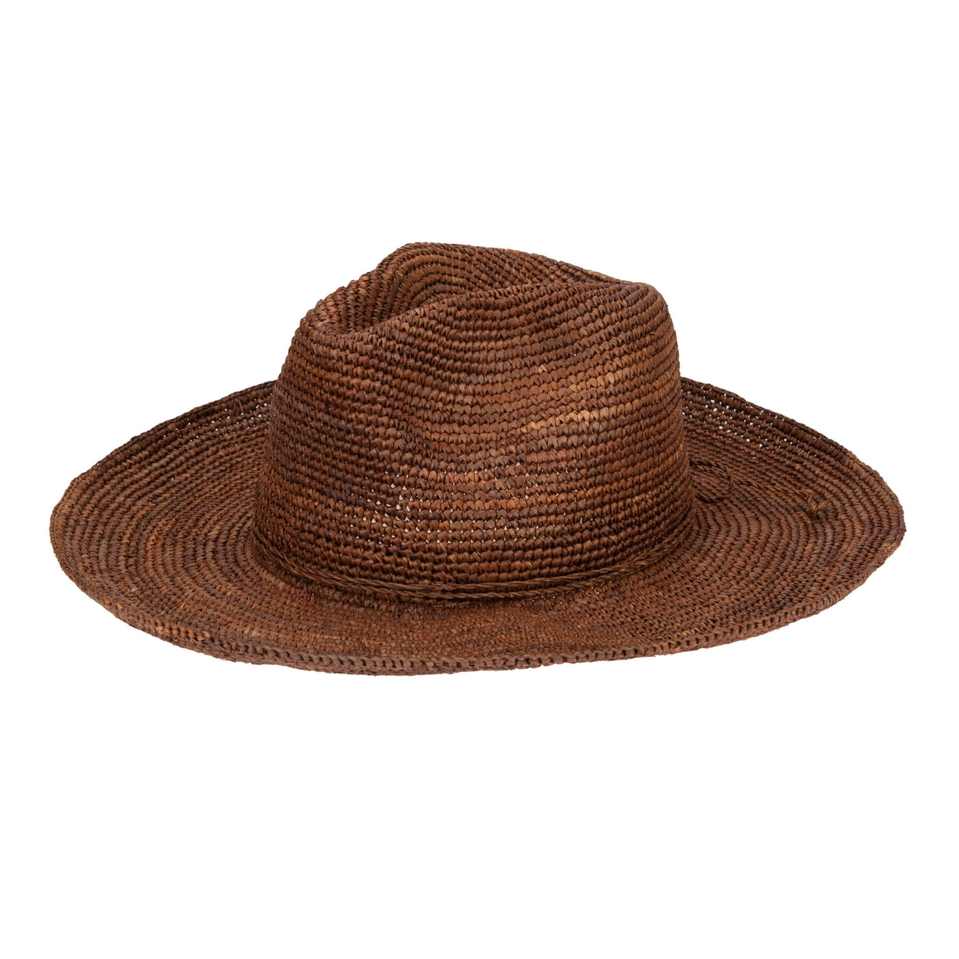 Marina Women's Crochet Raffia Fedora (RHF6257)-FEDORA-San Diego Hat Company