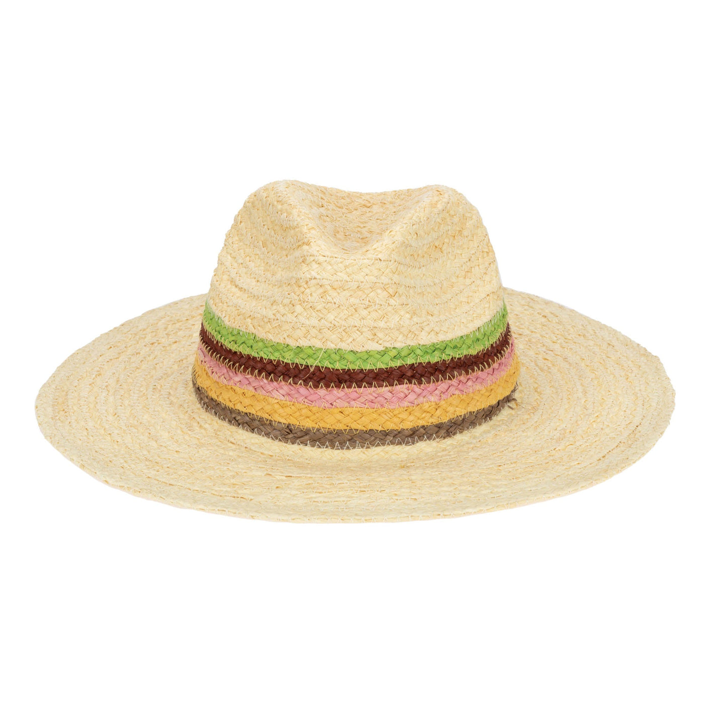 Sunrise Women's Raffia Fedora (RHF6258)-FEDORA-San Diego Hat Company