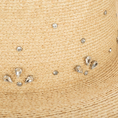 Glitz Wide Brim Fedora Sun Hat (RHL6571)-FEDORA-San Diego Hat Company