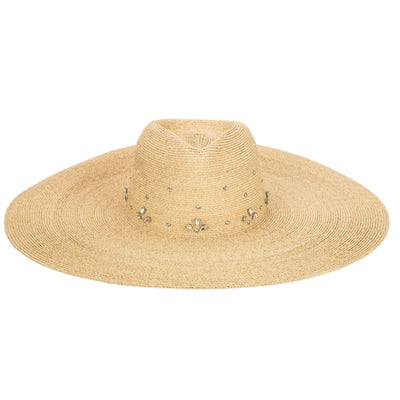 Glitz Wide Brim Fedora Sun Hat (RHL6571)-FEDORA-San Diego Hat Company