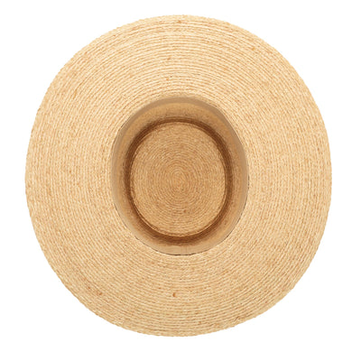 Sandy Beach - Women's Raffia Braided Telescope Boater (RHM6214)-BOATER-San Diego Hat Company