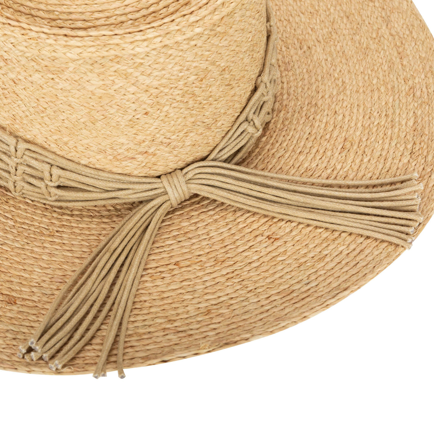 Sandy Beach - Women's Raffia Braided Telescope Boater (RHM6214)-BOATER-San Diego Hat Company