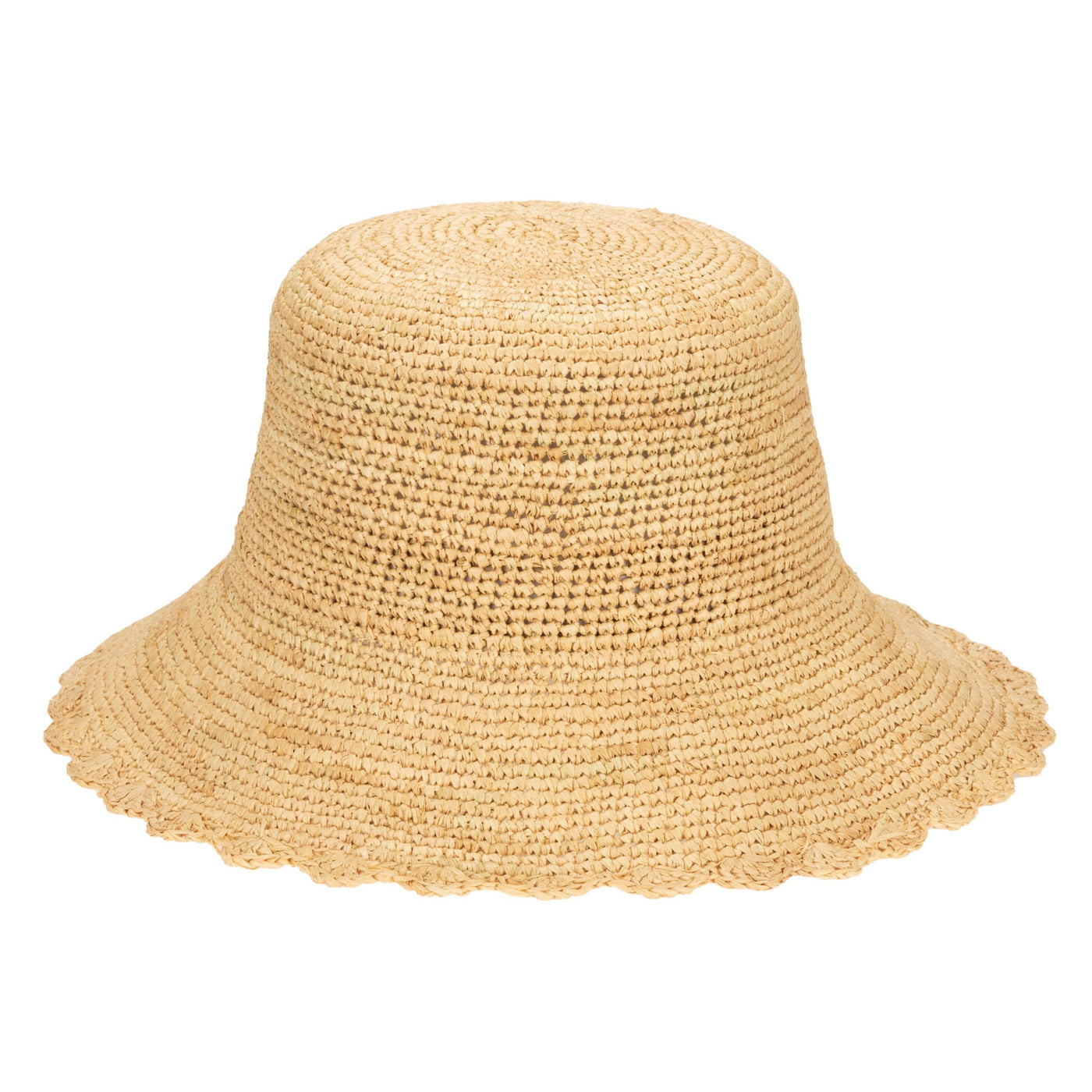 Sand Dollar - Hand Crochet Bucket Hat with Scalloped Brim (RHM6216)-BUCKET-San Diego Hat Company