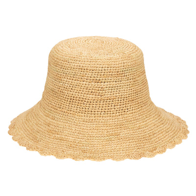 Sand Dollar - Hand Crochet Bucket Hat with Scalloped Brim (RHM6216)-BUCKET-San Diego Hat Company