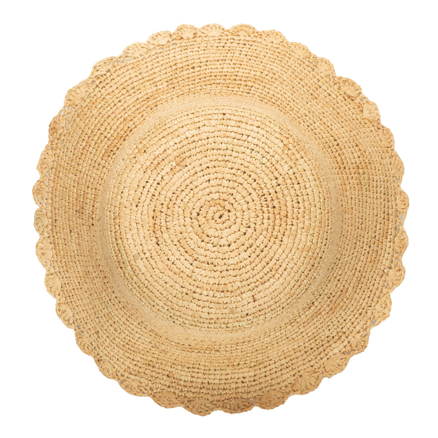 Sand Dollar - Hand Crochet Bucket Hat with Scalloped Brim (RHM6216)-BUCKET-San Diego Hat Company