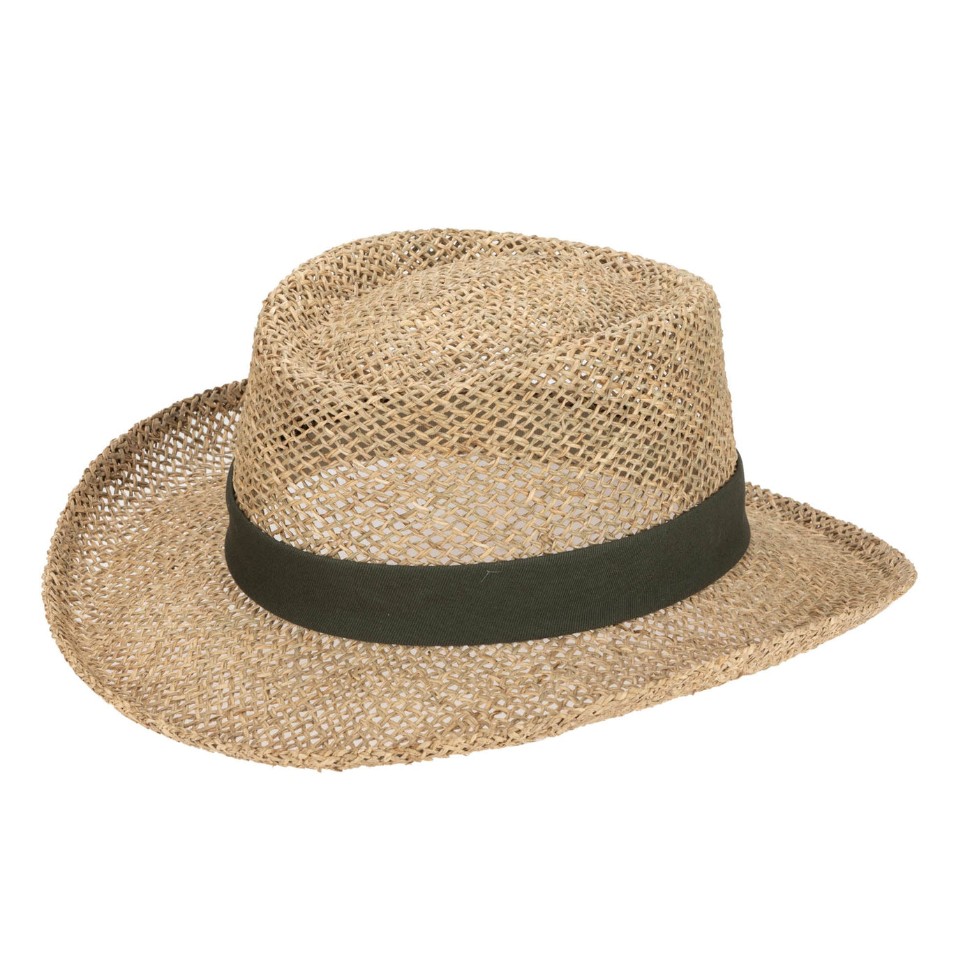 Mens Stiff Seagrass Gambler (SGM5090)-GAMBLER-San Diego Hat Company