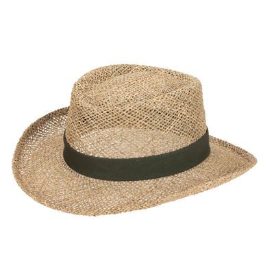 Mens Stiff Seagrass Gambler (SGM5090)-GAMBLER-San Diego Hat Company