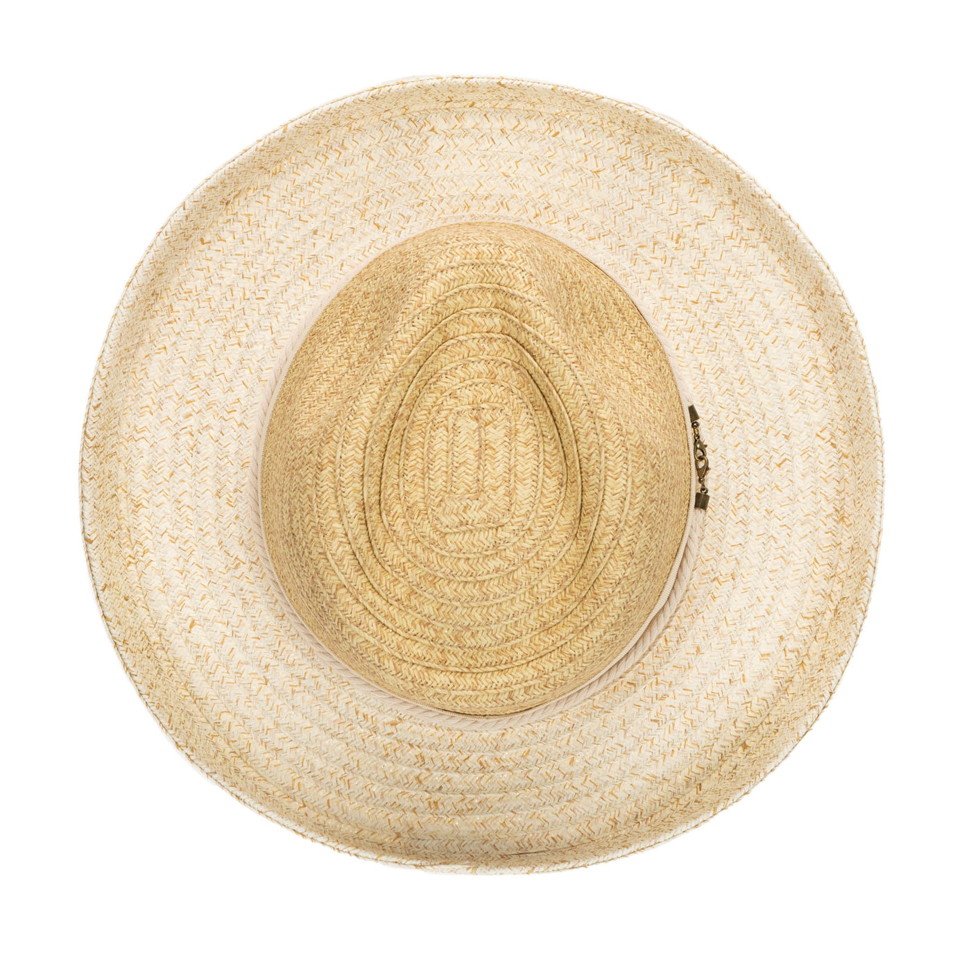 Mens Two Tone Ultrabraid Rolled Brim Fedora (UBF1202)-FEDORA-San Diego Hat Company