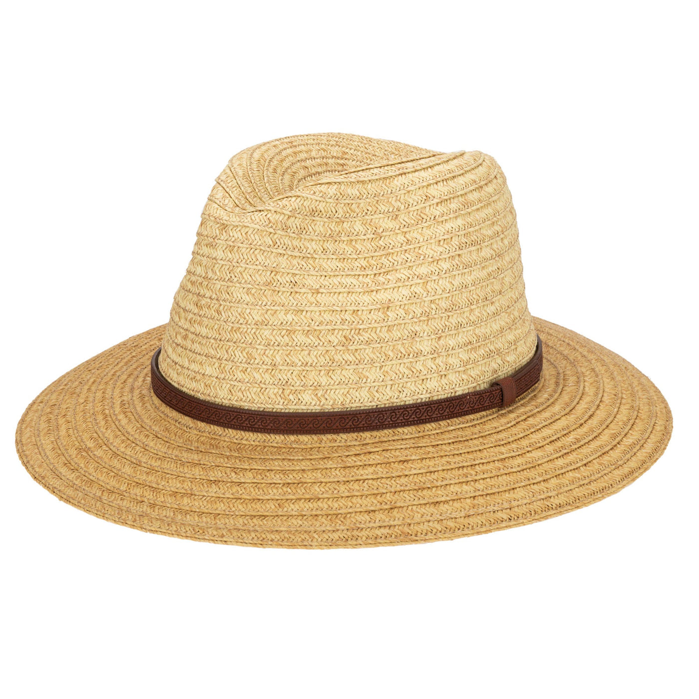 Mens Two Tone Ultrabraid Fedora (UBF1204)-FEDORA-San Diego Hat Company