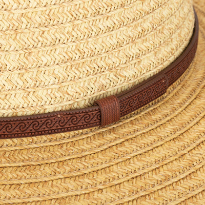 Mens Two Tone Ultrabraid Fedora (UBF1204)-FEDORA-San Diego Hat Company