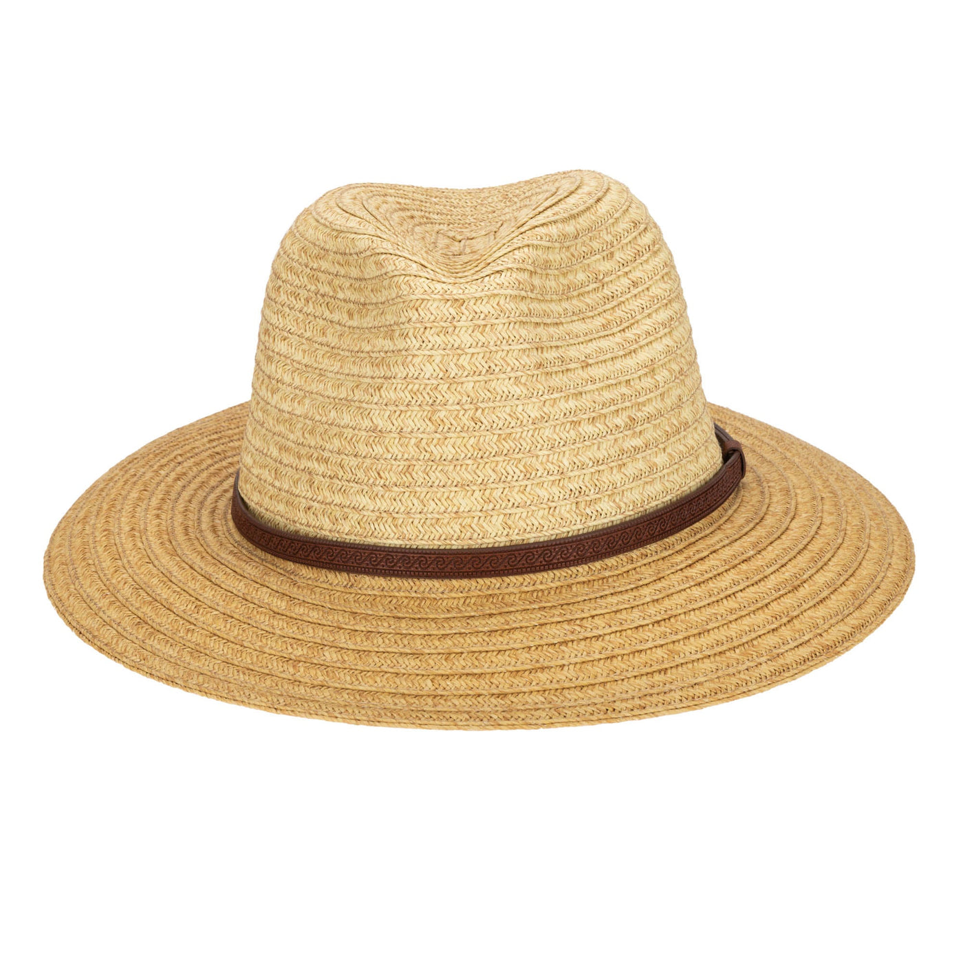 Mens Two Tone Ultrabraid Fedora (UBF1204)-FEDORA-San Diego Hat Company