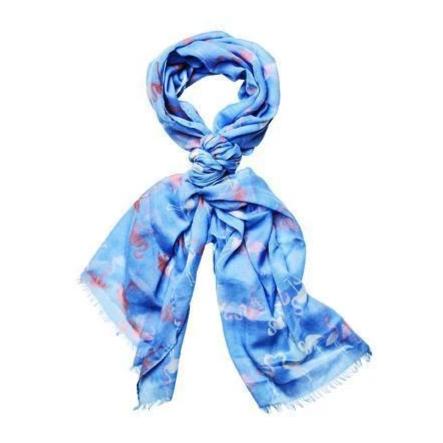 Scarf - WOMENS WOVEN FLAMINGO SCARF (BSS1816)