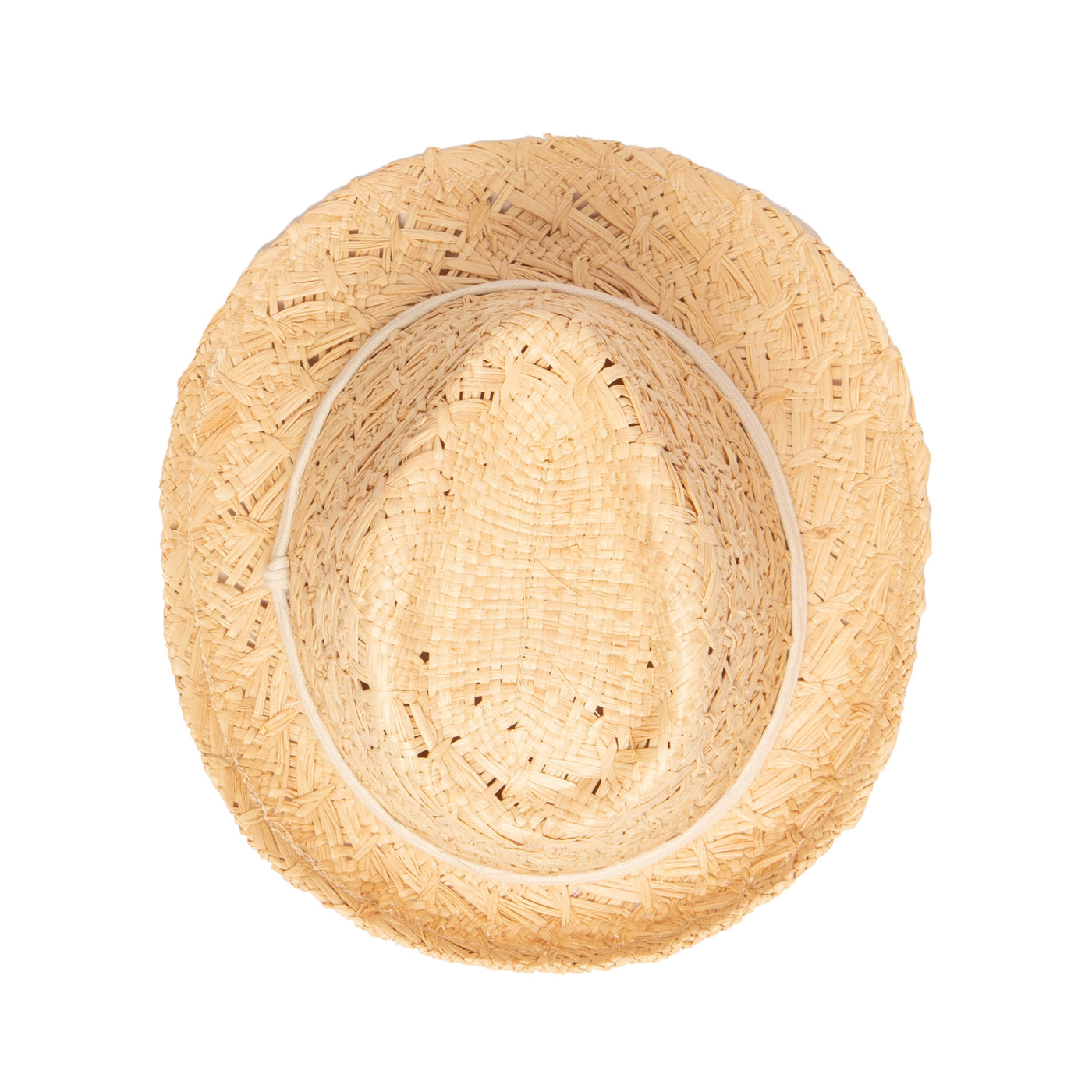 Sun Kissed - Fedora Woven Reed With Cotton Wrap Trim (SPS1009)-FEDORA-San Diego Hat Company